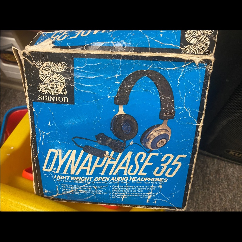 Vintage Stanton Dynaphase 35 Headphones